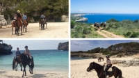 paardrijden menorca vakantie strand